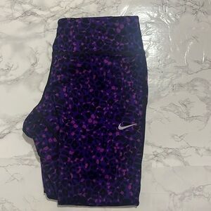 Nike cheetah capri leggings - size medium